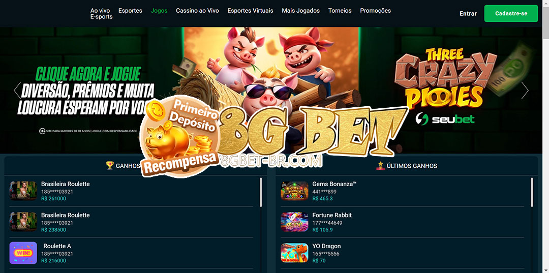 8g bet Bônus